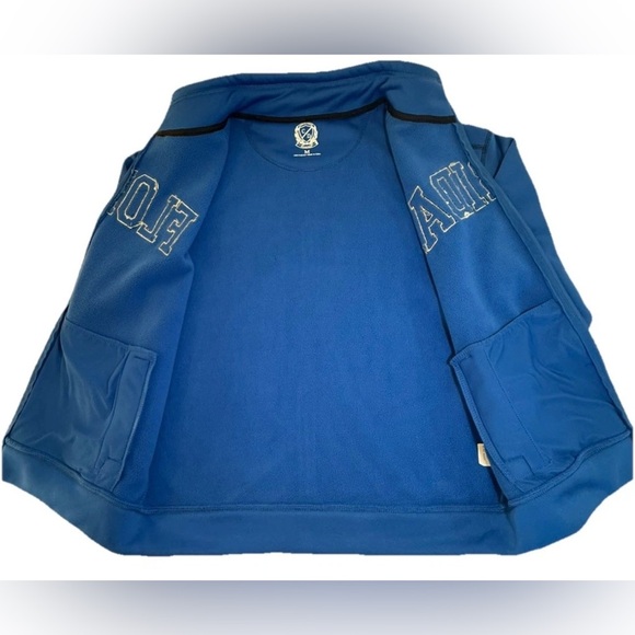 Florida Gators Full Zip Jacket Mens Size M Stitched Lettering Pockets Heavy Warm - Picture 10 of 11